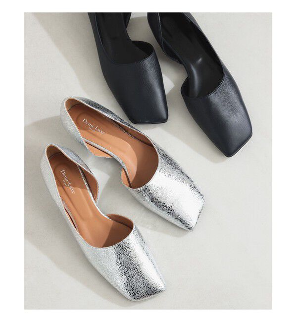 Demi-Luxe BEAMS 「サイドオープン パンプス」|パンプス|SILVER