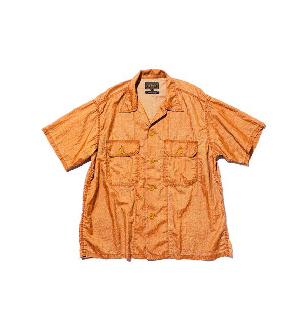 BEAMS PLUS「MIL-SHT Nylon Rip stop Pigment Dye」|シャツ・ブラウス|YELLOW