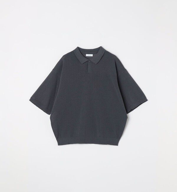 SHIPS any「SHIPS any:〈手洗い可能〉リネンミックス ハイゲージ ニット スキッパー ポロシャツ◇」|ポロシャツ|