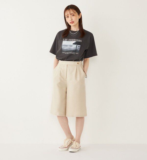 SHIPS Colors 「SHIPS Colors:〈手洗い可能〉リネンミックス ラメ ショーツ」|その他|