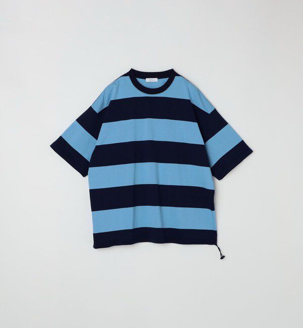 SHIPS any「SHIPS any: ワイド カラー ボーダー スピンドル Tシャツ◇」|Tシャツ・カットソー|