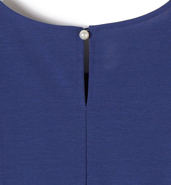 SHIPS for women「〈手洗い可能〉シルケット ポンチ レース コンビ プルオーバー」|Tシャツ・カットソー|