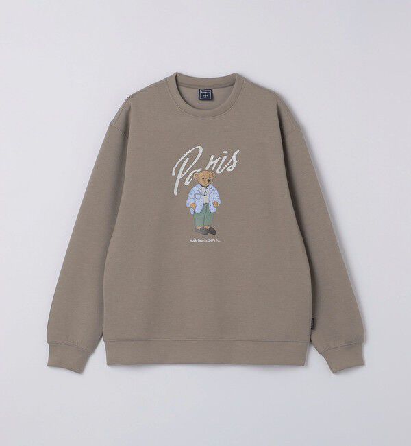 SHIPS Colors 「《予約》SHIPS Colors:Teddybear(R) コラボ ダンボール スウェット◆」|スウェット・ジャージ|ベージュ
