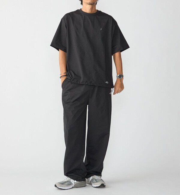SHIPS「【WEB限定】〈接触冷感・吸水速乾等〉STORATECH(TM) スピンドルTシャツ＋イージーパンツ セットアップ」|その他|ブラック