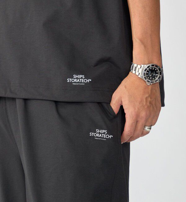 SHIPS「【WEB限定】〈接触冷感・吸水速乾等〉STORATECH(TM) スピンドルTシャツ＋イージーパンツ セットアップ」|その他|