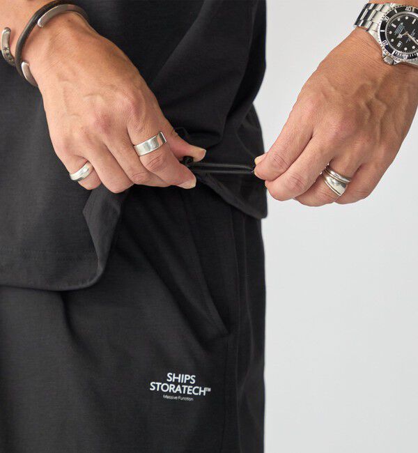 SHIPS「【WEB限定】〈接触冷感・吸水速乾等〉STORATECH(TM) スピンドルTシャツ＋イージーパンツ セットアップ」|その他|