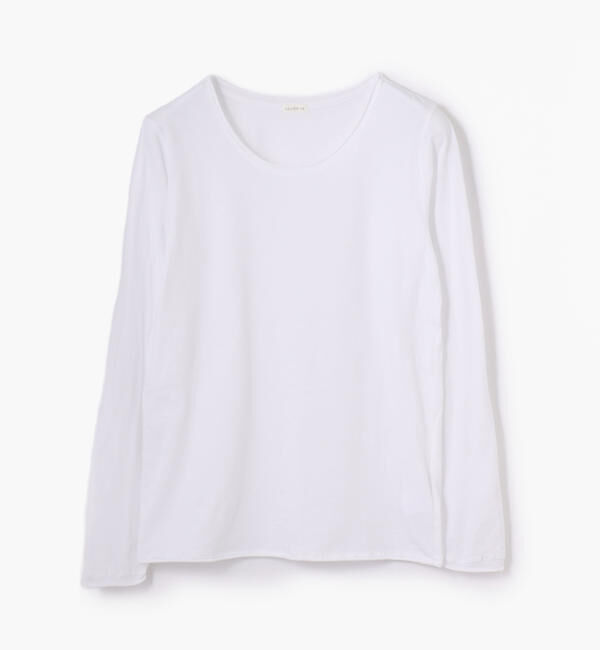 GALERIE VIE「コットン ラウンドネックプルオーバー」|Tシャツ・カットソー|11 ホワイト