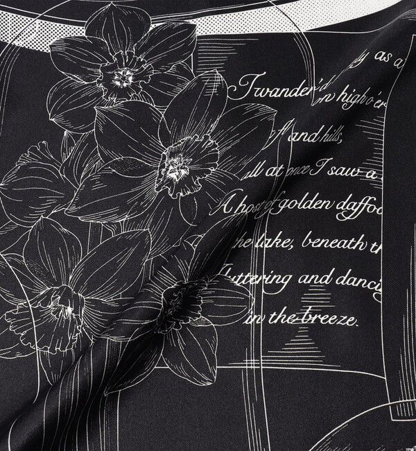 TOMORROWLAND GOODS「manipuri DOME FLOWER シルクスカーフ」|バンダナ・スカーフ|