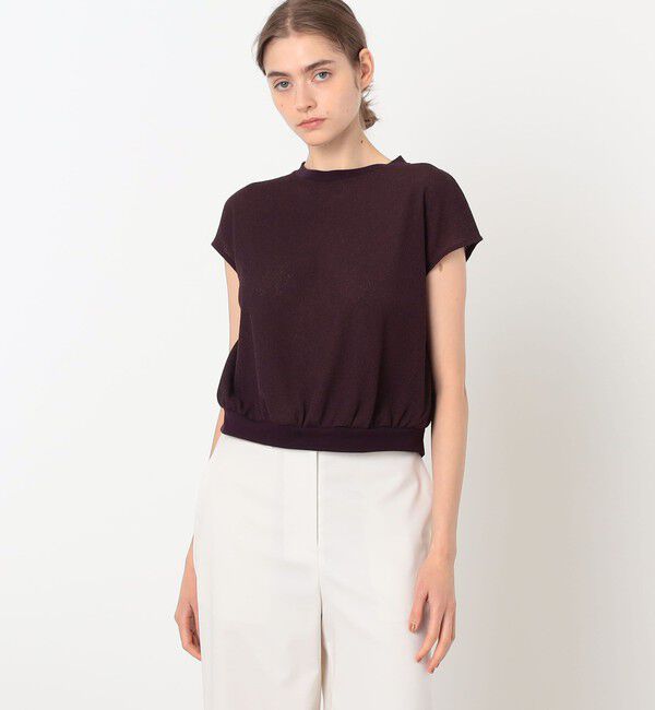 Ballsey「ワッフルジャージーコンビ フレンチスリーブプルオーバー」|Tシャツ・カットソー|