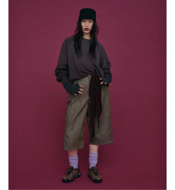  「《予約》KURO 別注 WIDE SPREAD CROPPED デニムパンツ」|デニム|