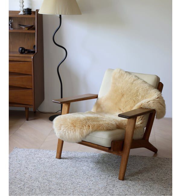 journal standard Furniture「《予約》SHEEPSKIN　シープスキン ラグ」|その他|キャメル