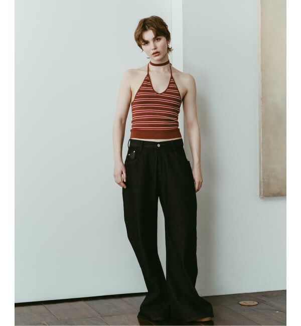 JOINT WORKS「Knuth Marf / クヌースマーフ knit halter bustier」|ベスト・ジレ|