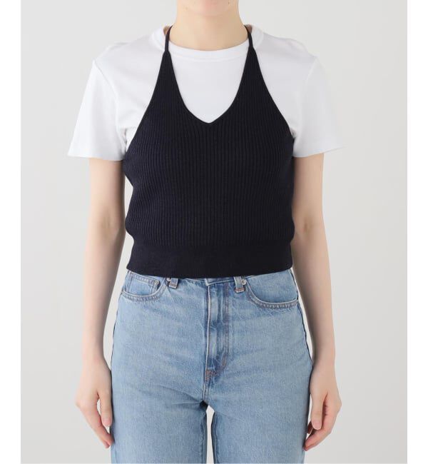JOINT WORKS「Knuth Marf / クヌースマーフ knit halter bustier」|ベスト・ジレ|