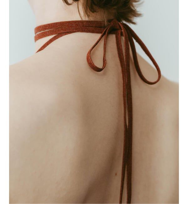 JOINT WORKS「Knuth Marf / クヌースマーフ knit halter bustier」|ベスト・ジレ|