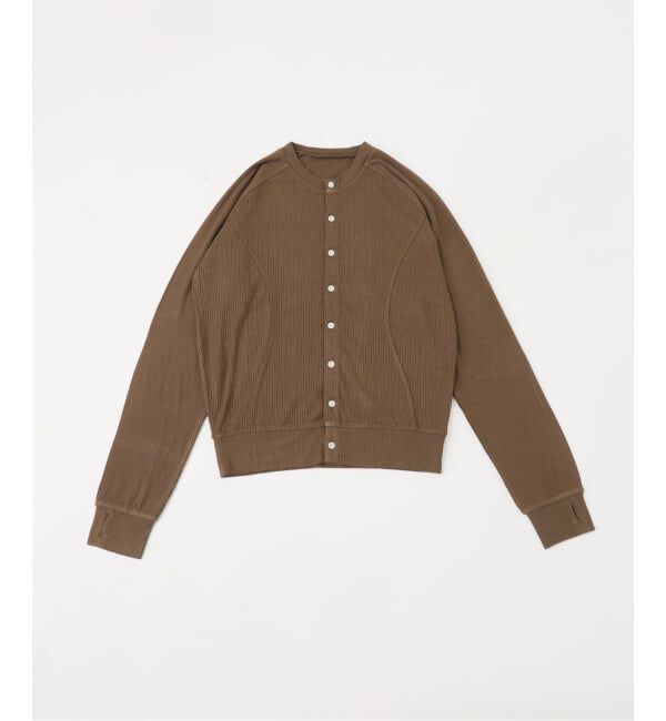 JOINT WORKS「≪予約≫NOCTO ARCHIVE/ノクト アーカイブ Curve Panel Rib Cardigan」|カーディガン|