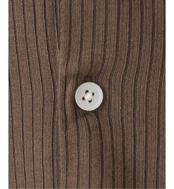 JOINT WORKS「≪予約≫NOCTO ARCHIVE/ノクト アーカイブ Curve Panel Rib Cardigan」|カーディガン|