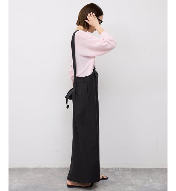 SLOBE IENA「《WEB限定/追加》アイラインフロントジップジャンパースカート」|ワンピース|