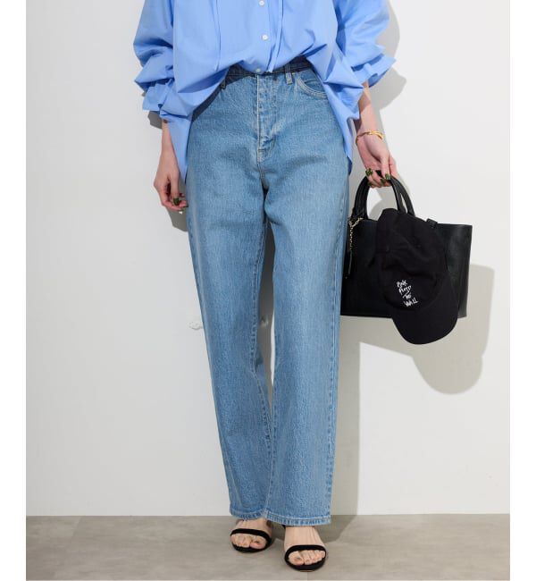 SLOBE IENA「《4サイズ展開/追加》LE DENIM ストレートデニムパンツ」|デニム|