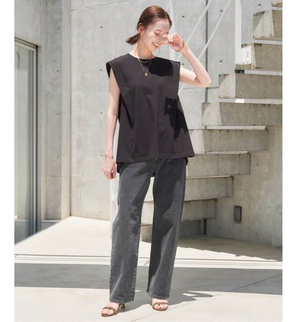 SLOBE IENA「《4サイズ展開/追加》LE DENIM ストレートデニムパンツ」|デニム|