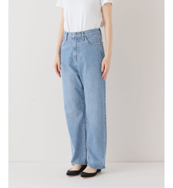 SLOBE IENA「《4サイズ展開/追加》LE DENIM ストレートデニムパンツ」|デニム|