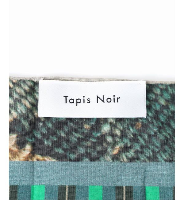VERMEIL par iena「Tapis Noir タピス ノワール Light Small Grady スカーフ」|バンダナ・スカーフ|