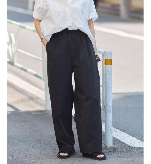 JOURNAL STANDARD「《追加3》【撥水/接触冷感/洗える/UVカット】リネンナイロンストレッチワイドパンツ」|その他|