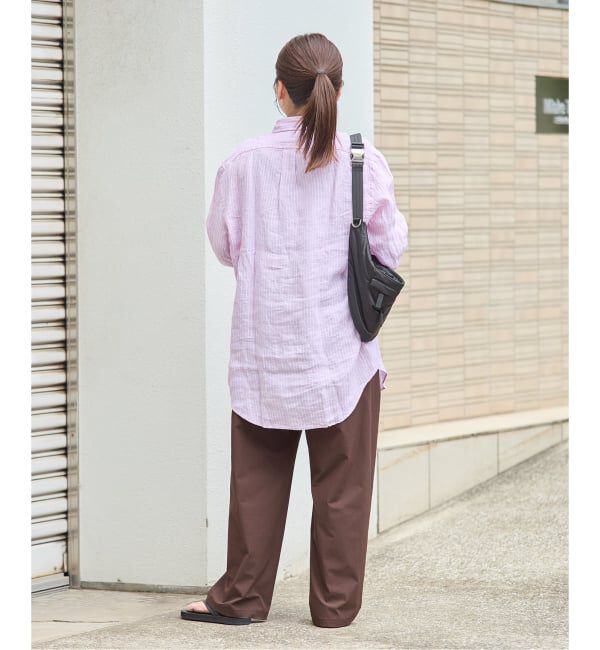 JOURNAL STANDARD「《追加3》【撥水/接触冷感/洗える/UVカット】リネンナイロンストレッチワイドパンツ」|その他|