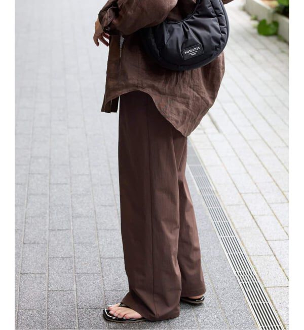 JOURNAL STANDARD「《追加3》【撥水/接触冷感/洗える/UVカット】リネンナイロンストレッチワイドパンツ」|その他|