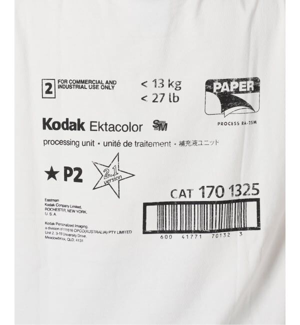 journal standard L'essage「KODAK/コダック Mailer Graphic ShortSleeve Tシャツ」|Tシャツ・カットソー|