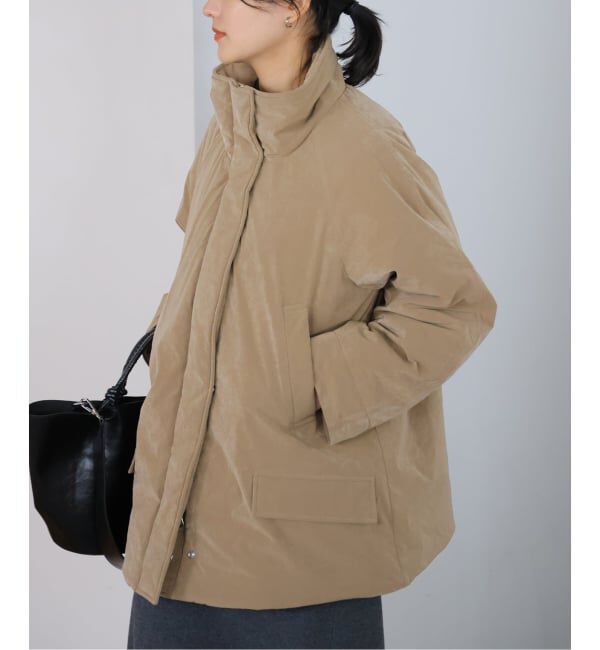 JOURNAL STANDARD「《予約》【洗える】スエードタフタパッファーコート」|その他|キャメル