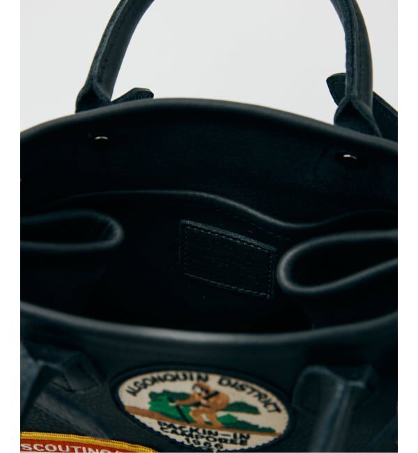 JOURNAL STANDARD「HERITAGE LEATHER / ヘリテージレザー 別注 レザー HL 25-ブラック」|トートバッグ|