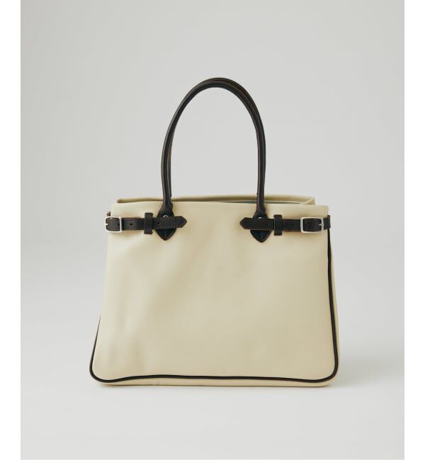 JOURNAL STANDARD「HERITAGE LEATHER / ヘリテージレザー 別注 レザー HL 40-アイボリー」|トートバッグ|