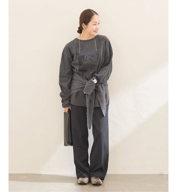 JOURNAL STANDARD「《予約》ラウンドヘムピグメントロンT」|Tシャツ・カットソー|