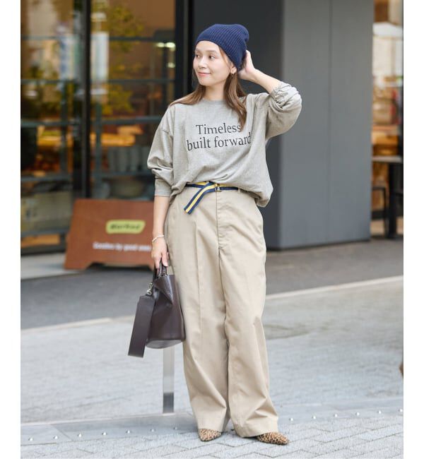 JOURNAL STANDARD「《予約》ラウンドヘムピグメントロンT」|Tシャツ・カットソー|