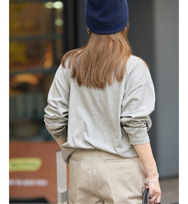 JOURNAL STANDARD「《予約》ラウンドヘムピグメントロンT」|Tシャツ・カットソー|