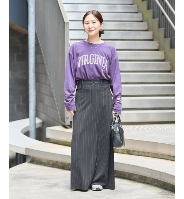 JOURNAL STANDARD「《予約》ラウンドヘムピグメントロンT」|Tシャツ・カットソー|