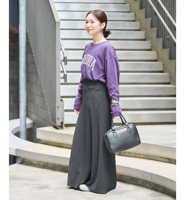 JOURNAL STANDARD「《予約》ラウンドヘムピグメントロンT」|Tシャツ・カットソー|