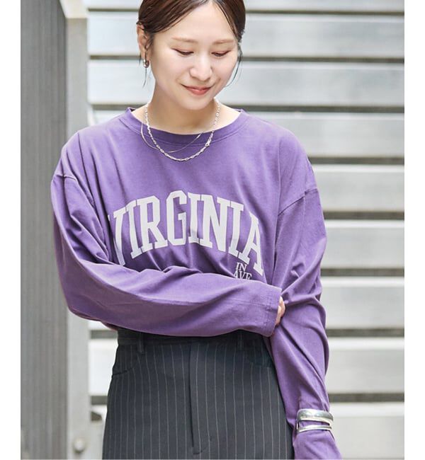 JOURNAL STANDARD「《予約》ラウンドヘムピグメントロンT」|Tシャツ・カットソー|