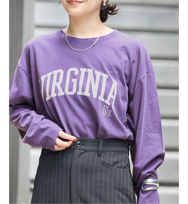 JOURNAL STANDARD「《予約》ラウンドヘムピグメントロンT」|Tシャツ・カットソー|