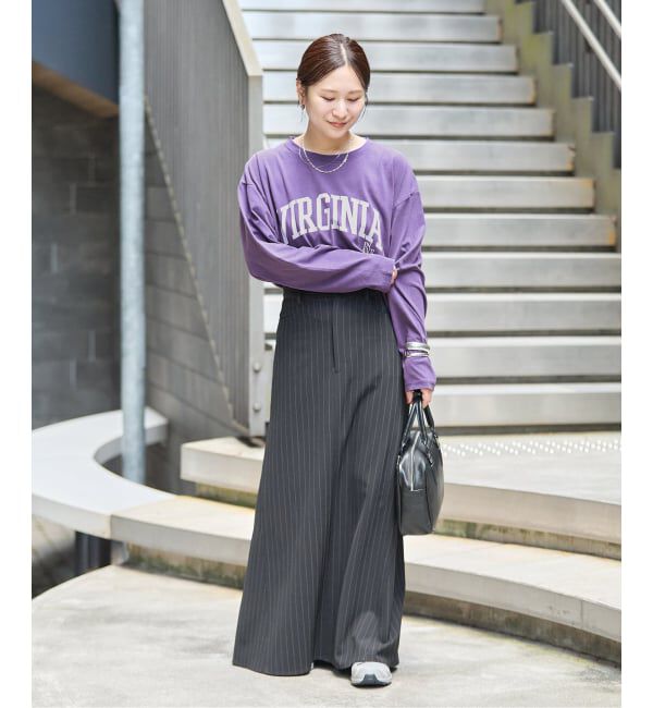 JOURNAL STANDARD「《予約》ラウンドヘムピグメントロンT」|Tシャツ・カットソー|