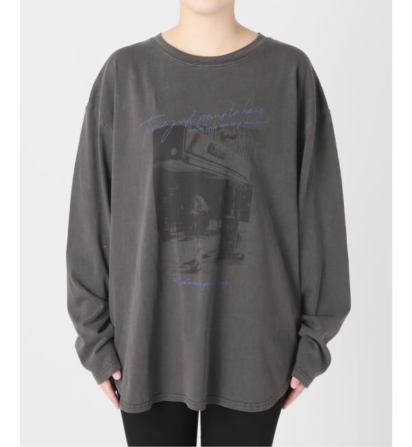 JOURNAL STANDARD「《予約》ラウンドヘムピグメントロンT」|Tシャツ・カットソー|