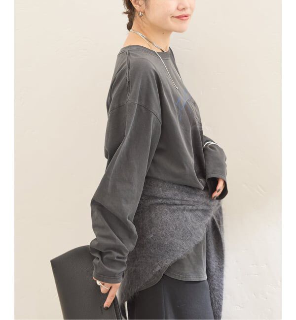 JOURNAL STANDARD「《予約》ラウンドヘムピグメントロンT」|Tシャツ・カットソー|