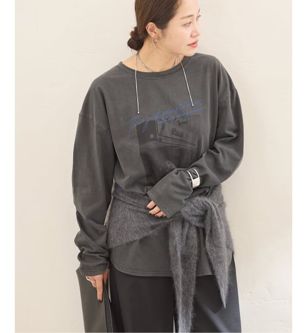 JOURNAL STANDARD「《予約》ラウンドヘムピグメントロンT」|Tシャツ・カットソー|
