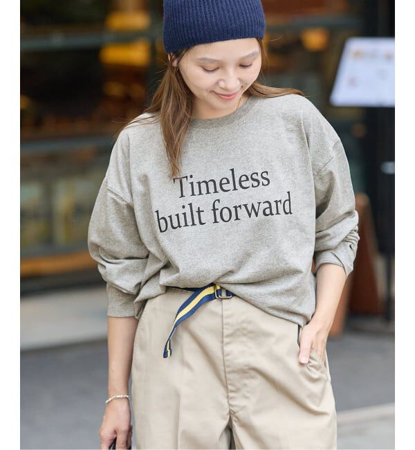 JOURNAL STANDARD「《予約》ラウンドヘムピグメントロンT」|Tシャツ・カットソー|グレー