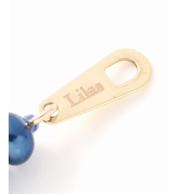 Lilas by Spick&Span「エシカルインディゴパールランダムセット50cmネックレス K10」|ネックレス|