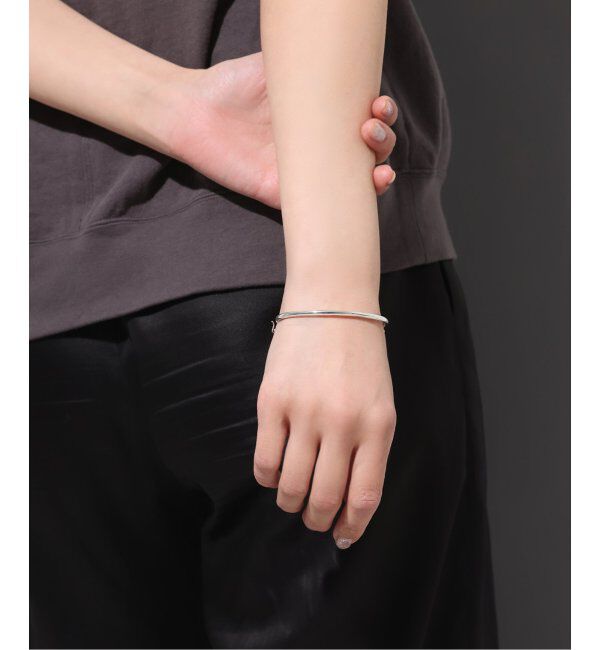 Spick and Span「【SAMH by LILAS】パイプハーフチェーンブレスレット SV」|ブレスレット・バングル|