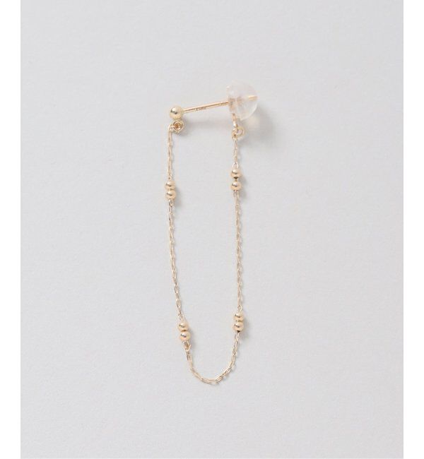 Lilas by Spick&Span「キャビアチェーンピアス K10(両耳)」|ピアス|