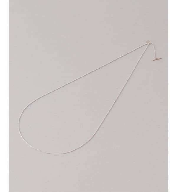 Spick and Span「【SAMH by LILAS】デタッチャブルTバーネックレス K10*SV」|ネックレス|