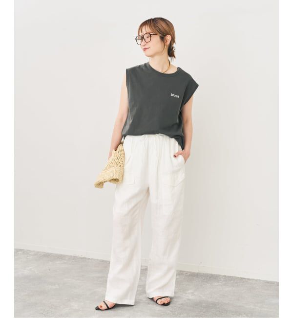 Spick and Span「TICCA  / ティッカ リネンカーゴパンツ」|カーゴ|