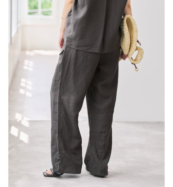 Spick and Span「TICCA  / ティッカ リネンカーゴパンツ」|カーゴ|